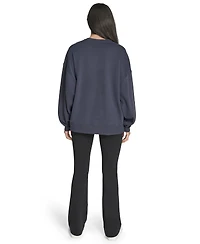 Calvin Klein Women's Performance Crew Neck Oversized Sweatshirt