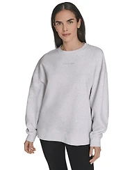 Calvin Klein Women's Performance Crew Neck Oversized Sweatshirt