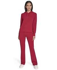 Calvin Klein Performance Women's Waffle-Knit Pullover Hoodie
