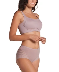 Leonisa Women's Lace Stripe Undetectable Classic Shaper Panty 012903