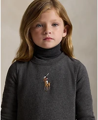 Polo Ralph Lauren Girls 2T-6X Big Pony Pull-on Sweatshirt Dress