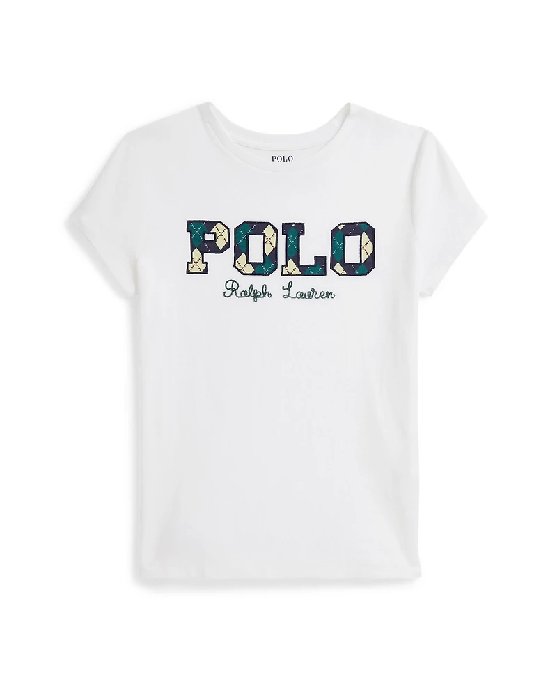 Polo Ralph Lauren Girls 7-16 Short Sleeve Logo T-Shirt