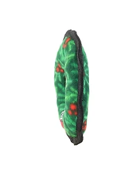Tuffy Jr Ring Wreath 2 Pack, Durable Plush Squeaky Dog Toy