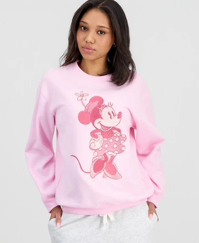 Minnie Mouse Juniors' Embroidered Sweatshirt