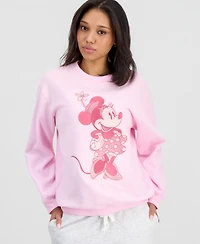 Minnie Mouse Juniors' Embroidered Sweatshirt