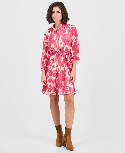 Nautical Jeans Women's Festival Floral Shirtdress