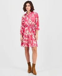 Nautical Jeans Women's Festival Floral Shirtdress