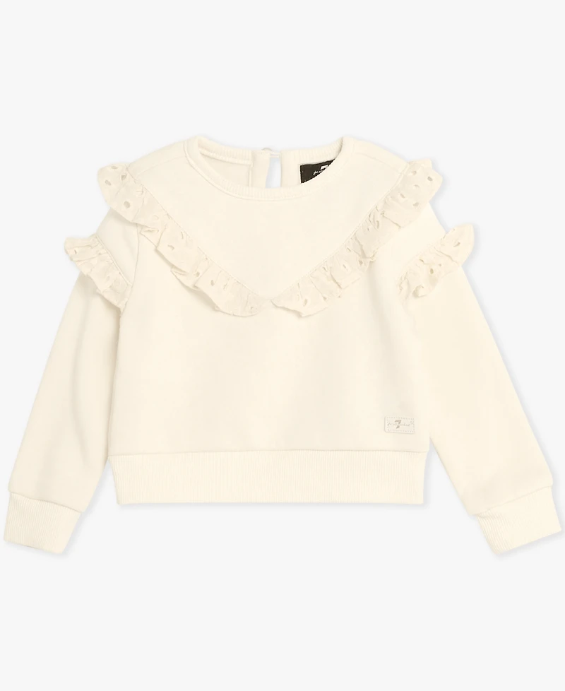 7 For All Mankind Baby Girls 2-Piece Top and Pants Set