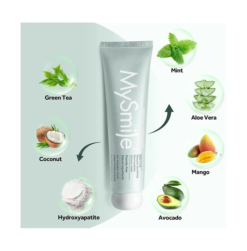 MySmile Nano-Hydroxyapatite Toothpaste for Sensitive Teeth