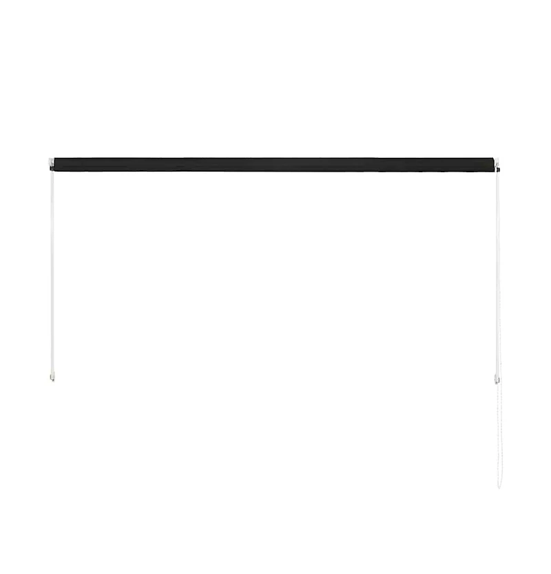 Awning Anthracite Steel frame, polyester fabric with Pa coating