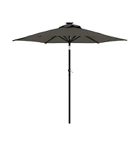 Garden Parasol Anthracite Steel, Polyester Large Tiltable