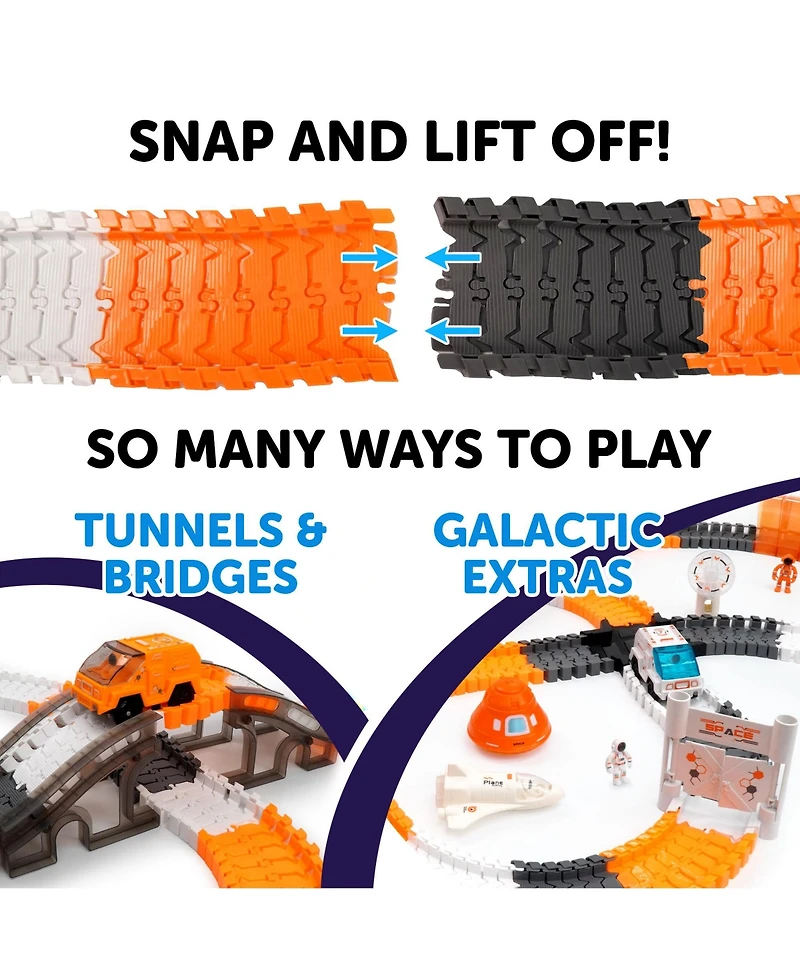 Usa Toyz Galactic Race Tracks for Kids- 250pk