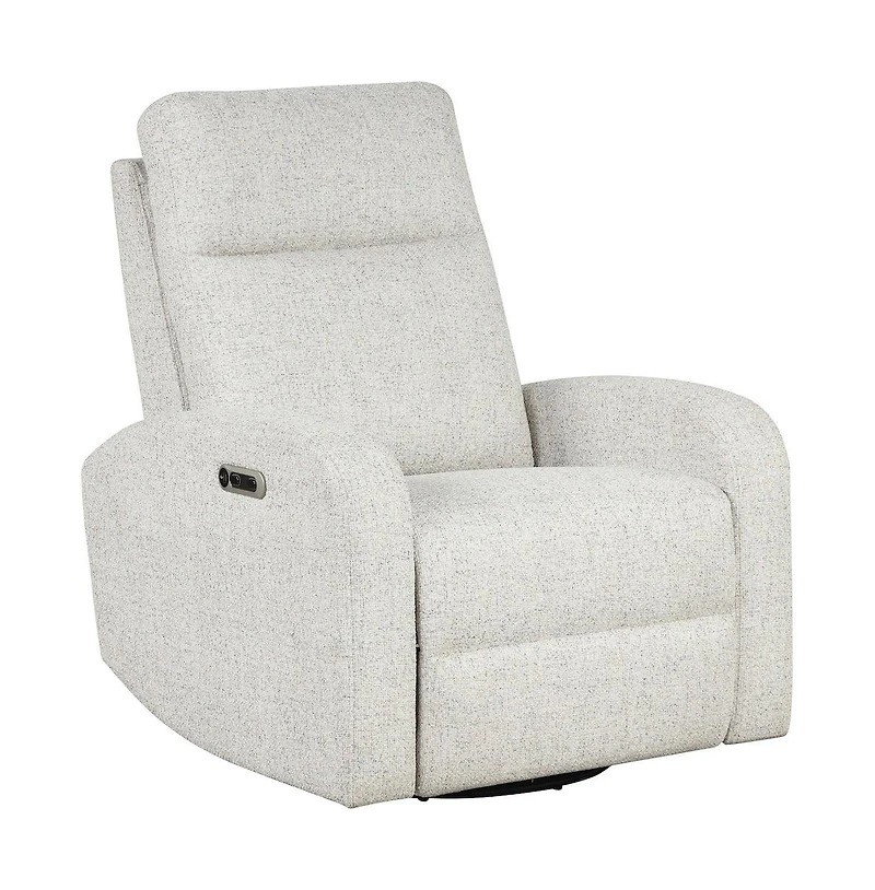 Parker Living Thriller - Natural Beauty Quartz Power Swivel Glider Recliner