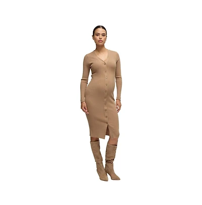 Ingrid + Isabel Maternity Ingrid + Isabel Button Front Midi Sweater Dress