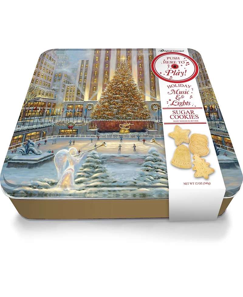 Original Gourmet Robert Finale Holidays in New York Cookie Tin, 4 Piece