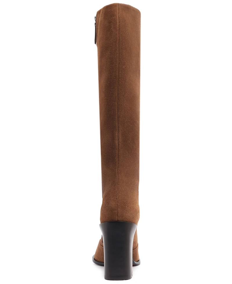 Schutz Women's Raffaela Up Pointed Toe Dress Boots