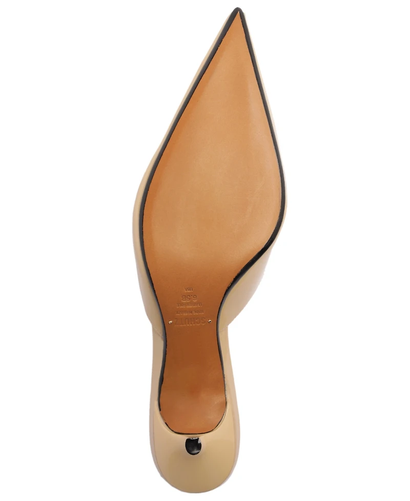 Schutz Women's Paola Mid Pointy Toe Slingback Pumps