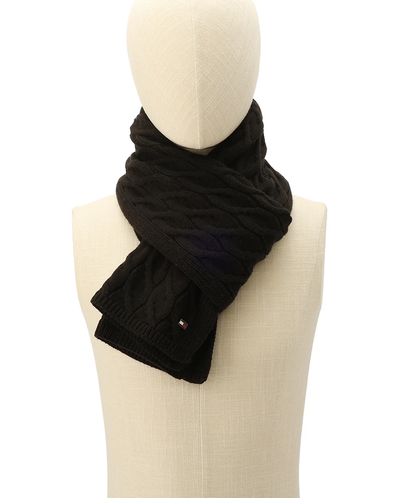 Tommy Hilfiger Men's Wide Cable Scarf