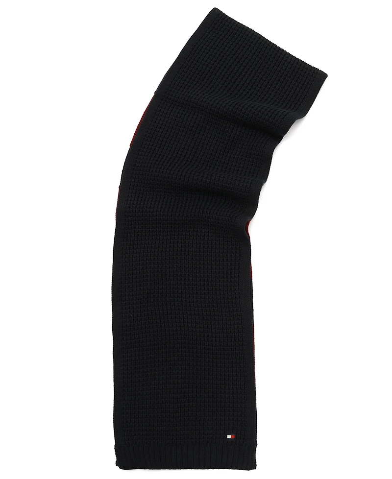 Tommy Hilfiger Men's Waffle Stripe Scarf