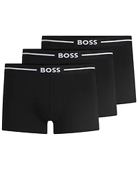 Hugo Boss Men's 3-Pack Bold Logo Trunks