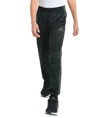 adidas Big Boys 8-20 Elastic-Waistband 3-Stipe Tricot Jogger Pants