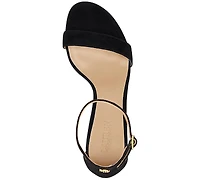 Lauren Ralph Women's Allie Ankle-Strap Mid-Heel Dress Sandals