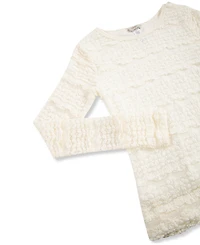 Habitual Girls 7-16 Lace Long Sleeve Top