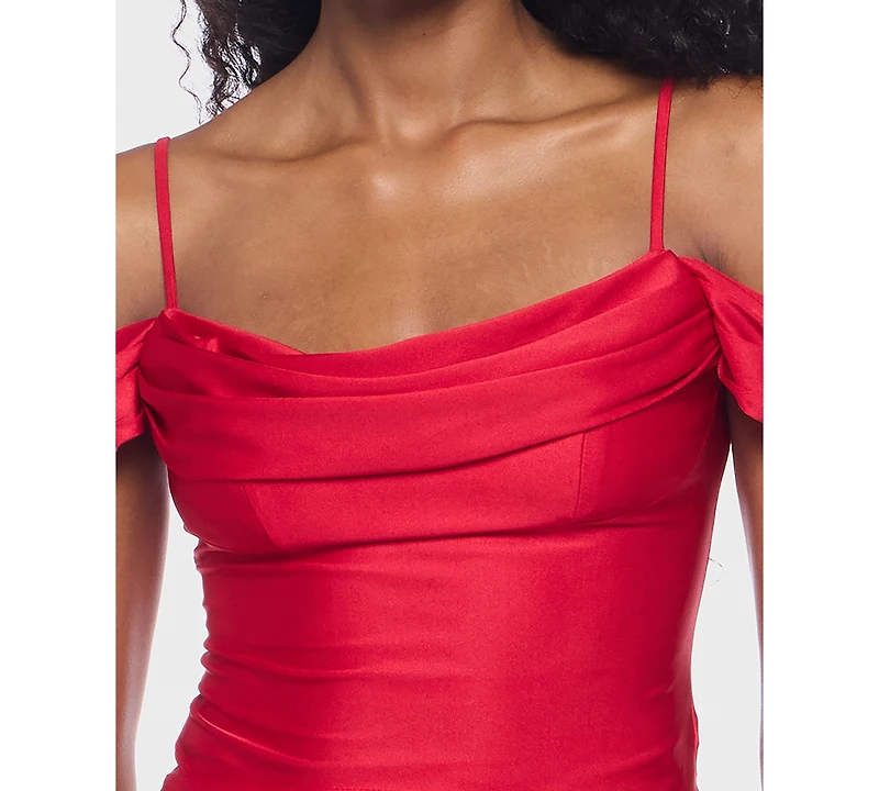 Alex & Sophia Women's Spaghetti Strap Off-The-Shoulder Top