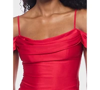 Alex & Sophia Women's Spaghetti Strap Off-The-Shoulder Top
