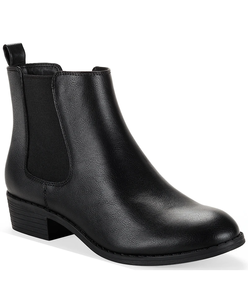 Style & Co Women's Charlyy Gore Block Heel Booties, Macy's Exclusive