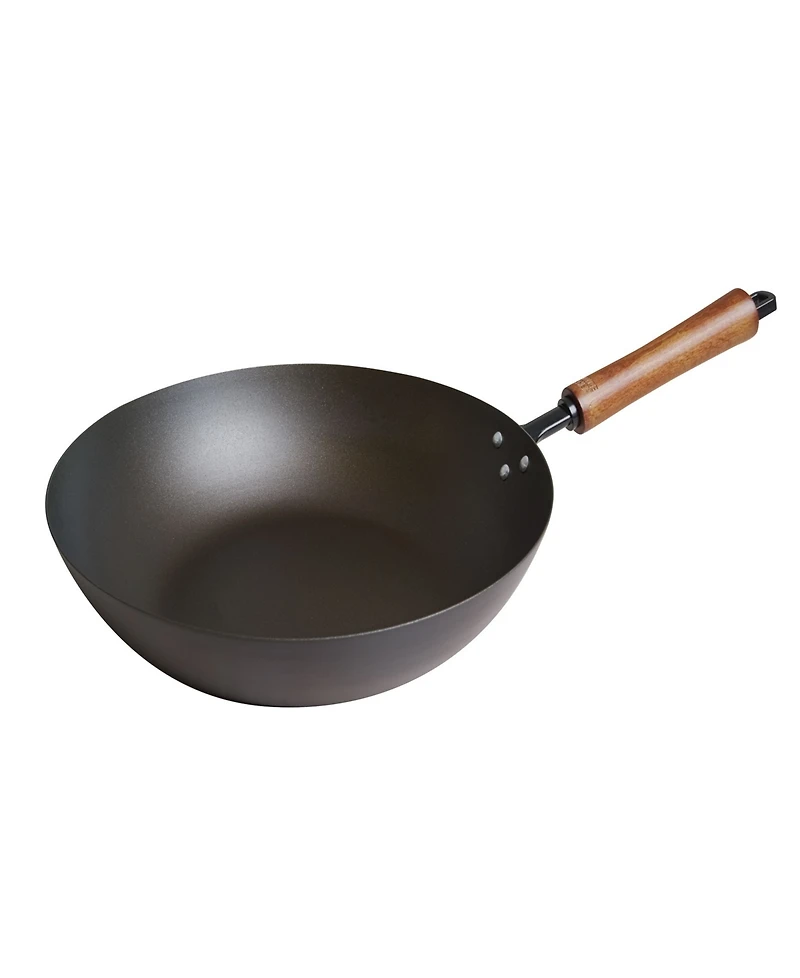 Joyce Chen Carbon Steel Classic Series 12" Pre-Seasoned Stir Fry Pan