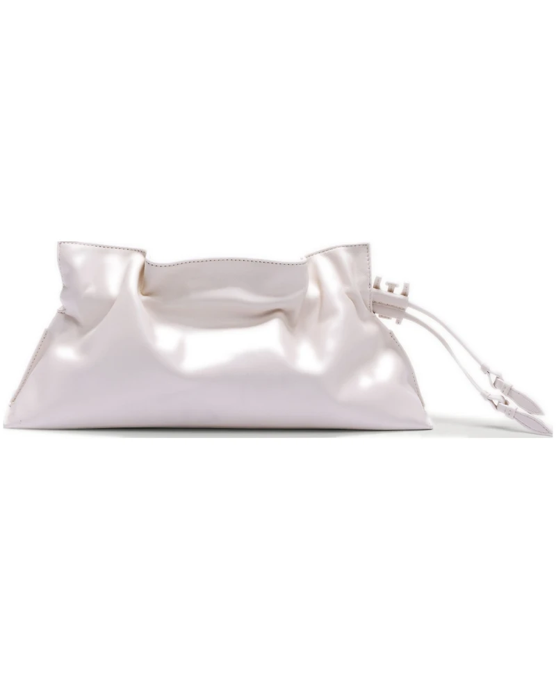 Sam Edelman Poppy Oversized Leather Drawstring Clutch