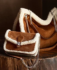 Lauren Ralph Lauren Bradley Small Suede Crossbody Bag