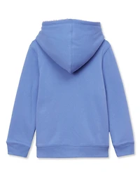 Lands' End Girls Reversible High Pile Fleece Hoodie