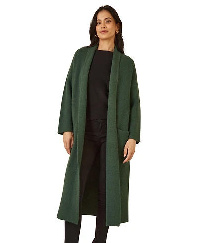 Yumi Knitted Maxi Cardigan With Pockets