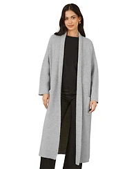 Yumi Knitted Maxi Cardigan With Pockets