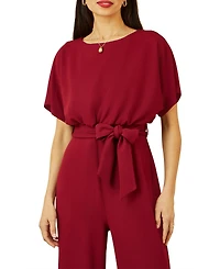 Yumi Women's Batwing Stretch Jumpsuit