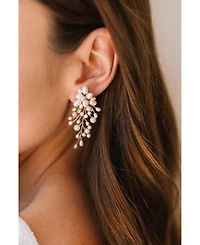 Untamed Petals Moore Freshwater Pearl Earrings