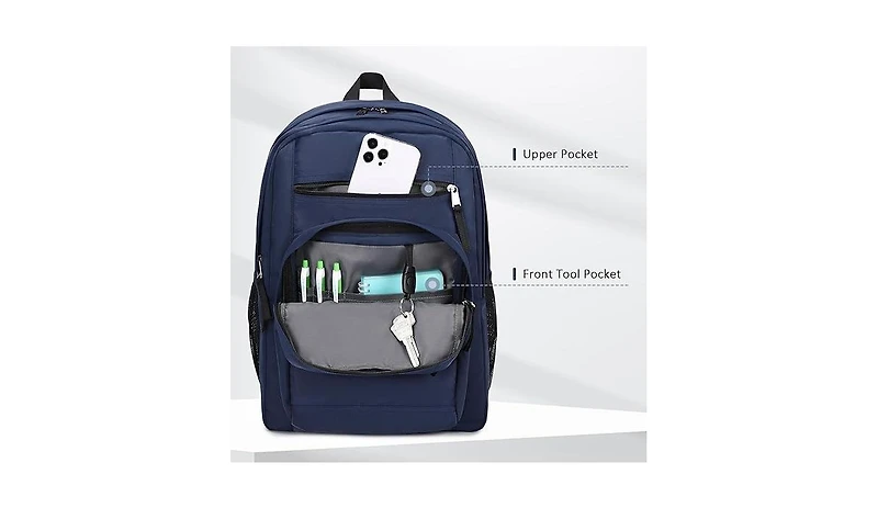 School Backpack Large Casual Book Bag Lightweight Back Pack fits 15.6 Inch Laptop for High School College Travel