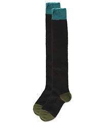 MeMoi Women's Leaf Burst Over The Knee Warm Knit Sock