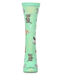 MeMoi Women's Dogs Rayon From Crew Socks