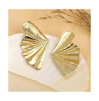 Sohi Women's The Fan Drop Earrings