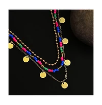 Sohi Women's Everyday Multi-Layer Necklace