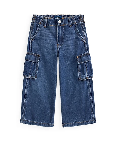 Polo Ralph Lauren Girls 2T-6X Wide Leg Cargo Jeans