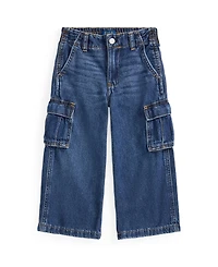 Polo Ralph Lauren Girls 2T-6X Wide Leg Cargo Jeans