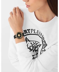 Plein Sport Womens Opium 2 Hand Quartz Ip Black Bracelet 38MM