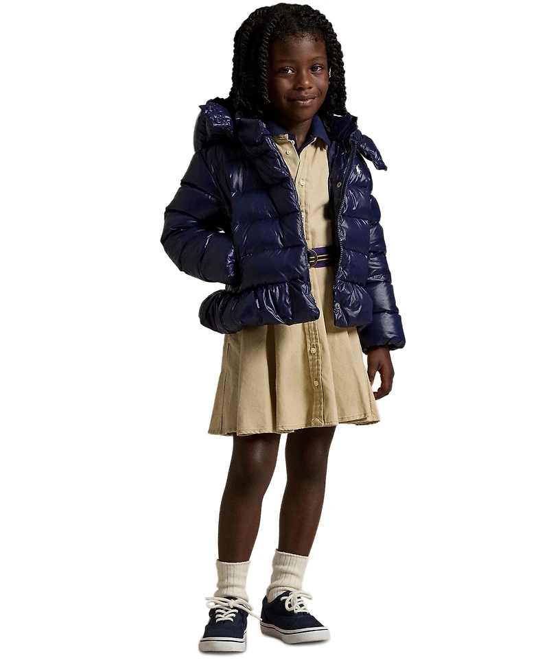 Polo Ralph Lauren Girls 2T-6X Hooded Long Sleeves Jacket