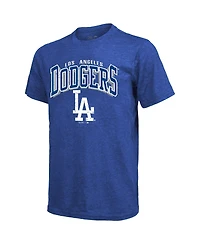 Majestic Threads Men's Shohei Ohtani Royal Los Angeles Dodgers Triblend Name Number T-Shirt
