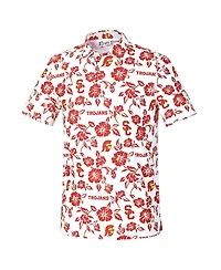 Reyn Spooner Men's White Usc Trojans Pua Performance Polo Shirt