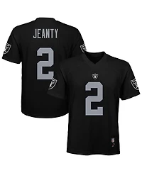Outerstuff Big Boys and Girls Ashton Jeanty Black Las Vegas Raiders Replica Player Jersey